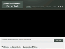 Tablet Screenshot of barambah.com.au